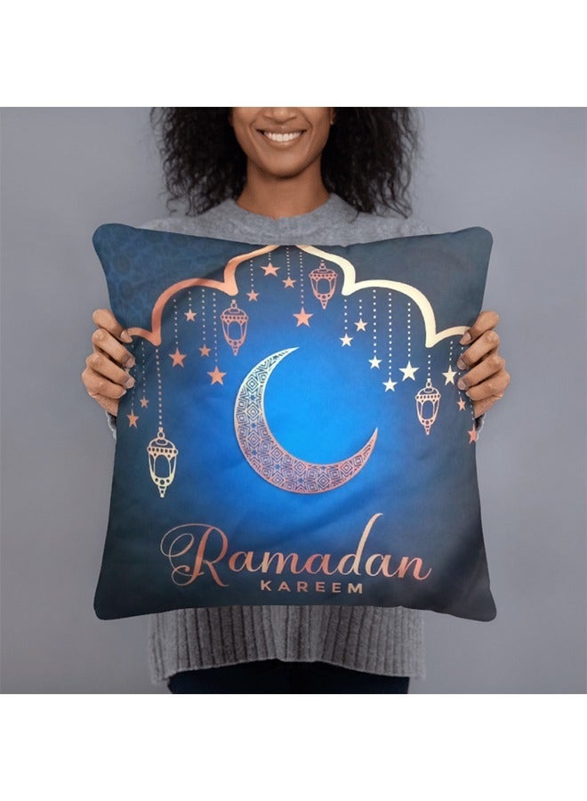 snooze Ramadan cushion cover -Ramadan night, 45*45 cm, pack of one - Image 3